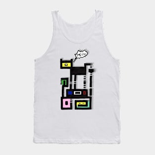 Horny Urban Cat Tank Top